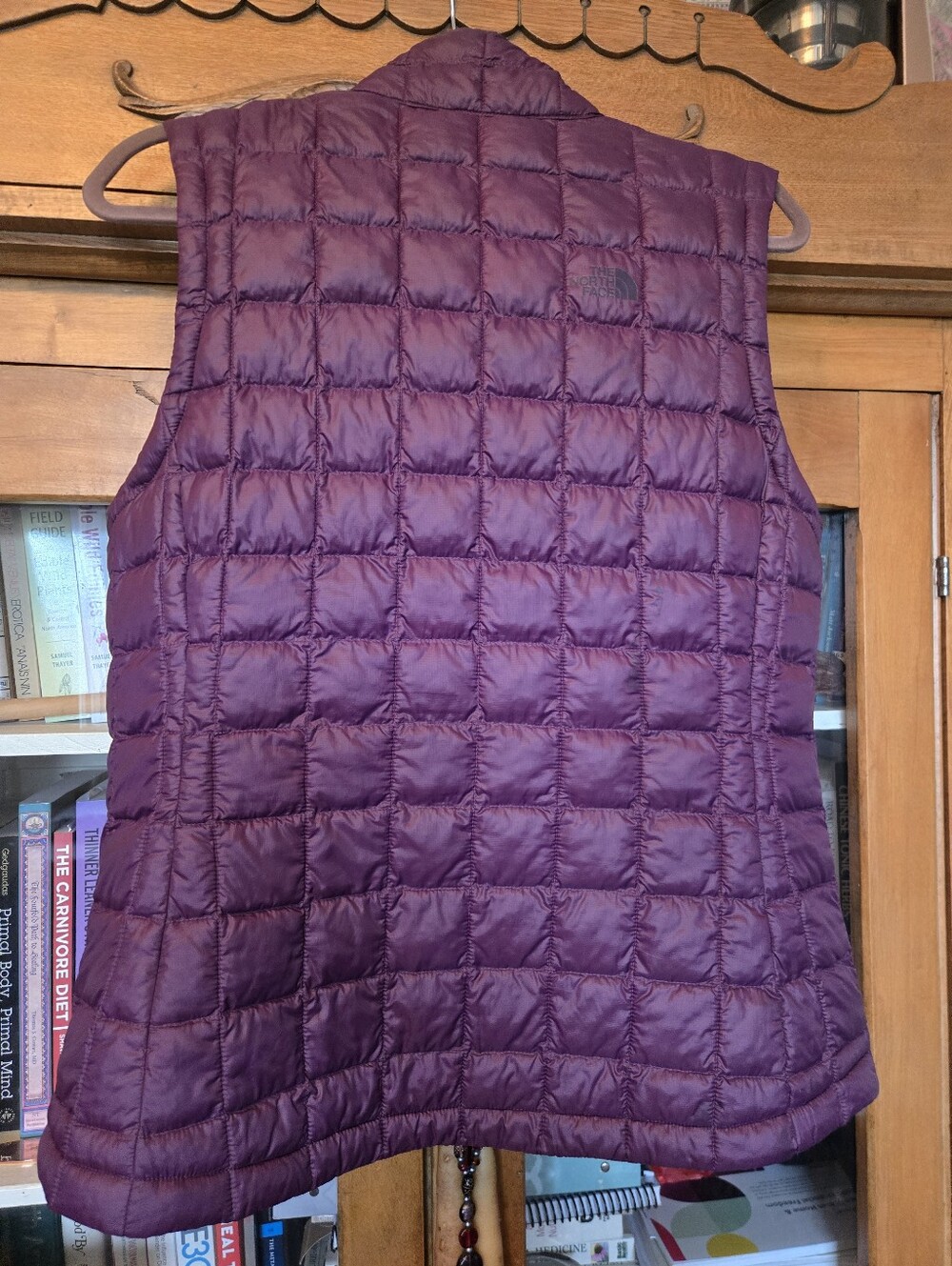 The North Face ThermoBall Eco Vest Women’s L Plum Purple Quilted - Picture 8 of 8